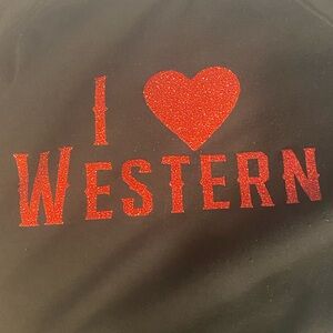 Kids Western Matching Set - Black and Red